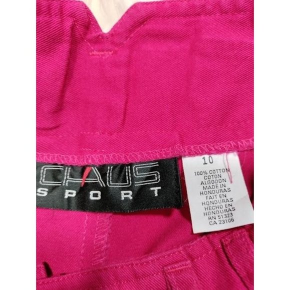 Vintage 90's CHAUS Sport High Waisted Pleat Front Casual Shorts 10 - Picture 11 of 12